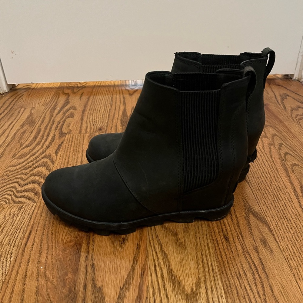 Sorel Black Ankle Booties